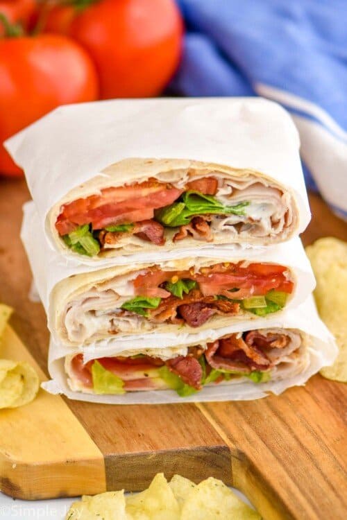 BLT Ranch Wraps - Simple Joy