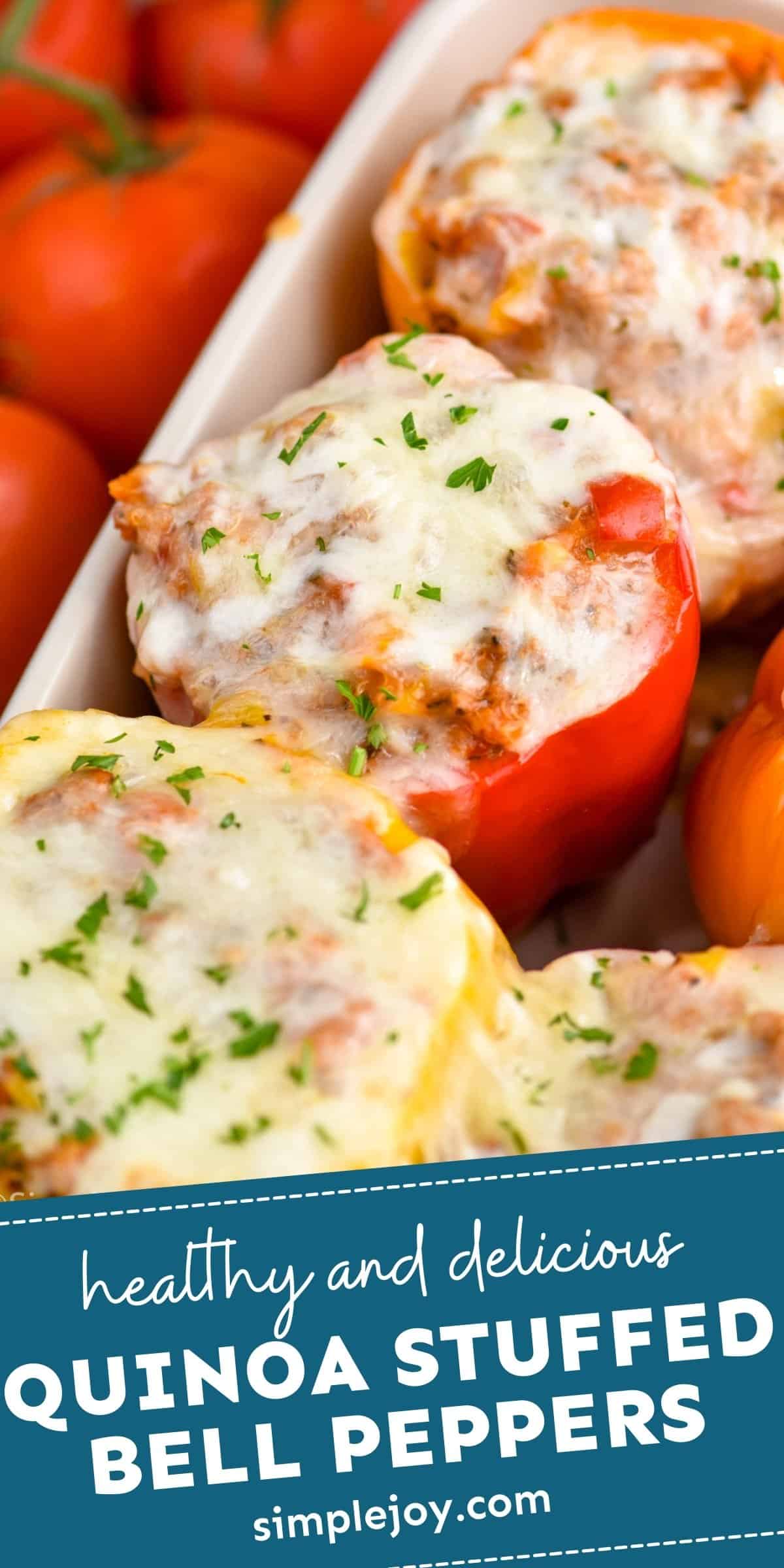 Quinoa Stuffed Peppers - Simple Joy