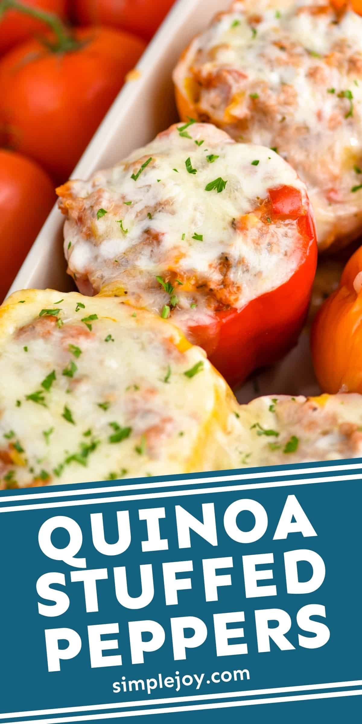 Quinoa Stuffed Peppers - Simple Joy