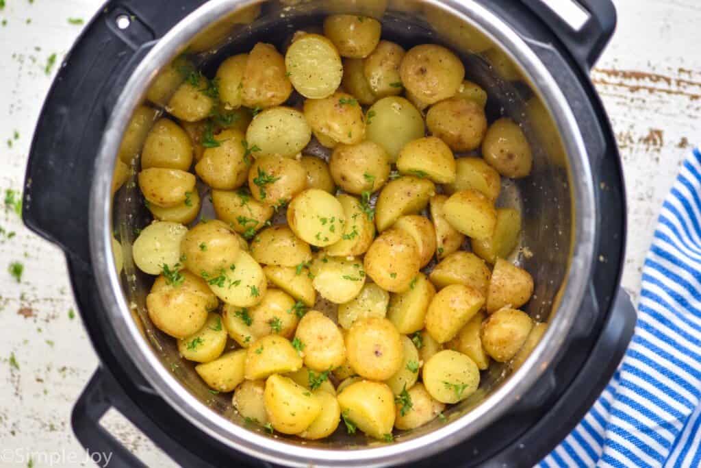 Instant Pot Baby Potatoes - Budget Delicious