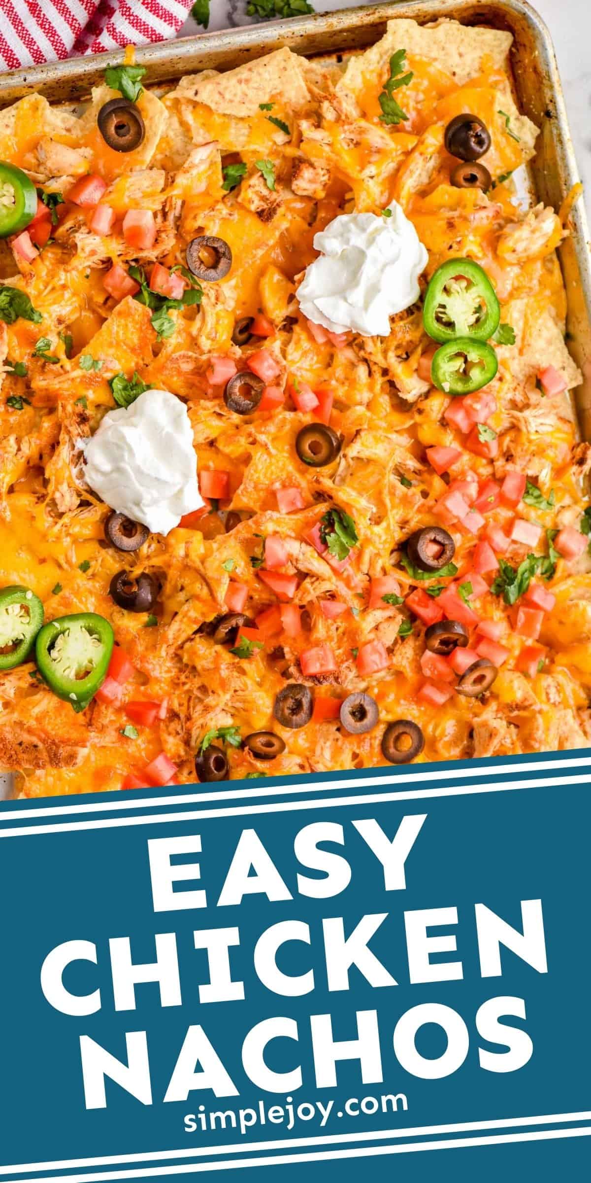 Chicken Nachos - Simple Joy