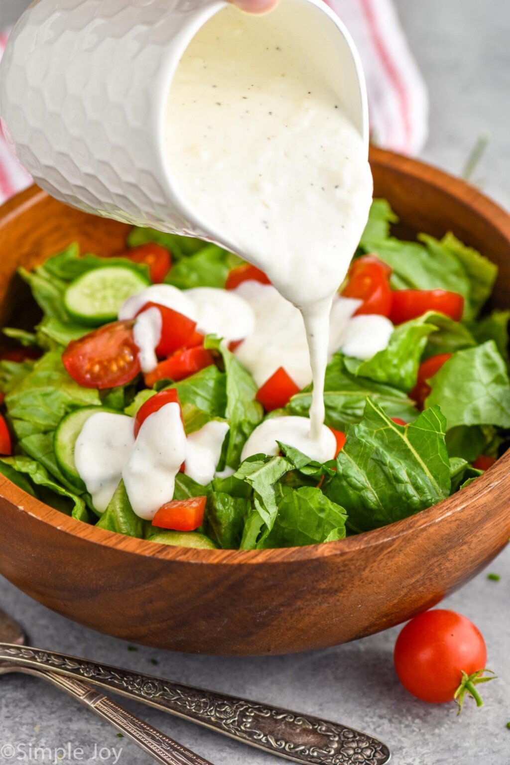 Creamy Garlic Dressing - Simple Joy