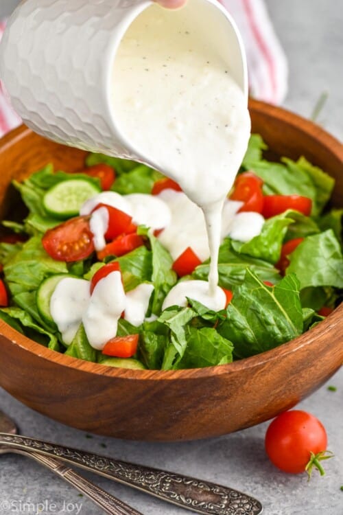 Creamy Garlic Dressing - Simple Joy