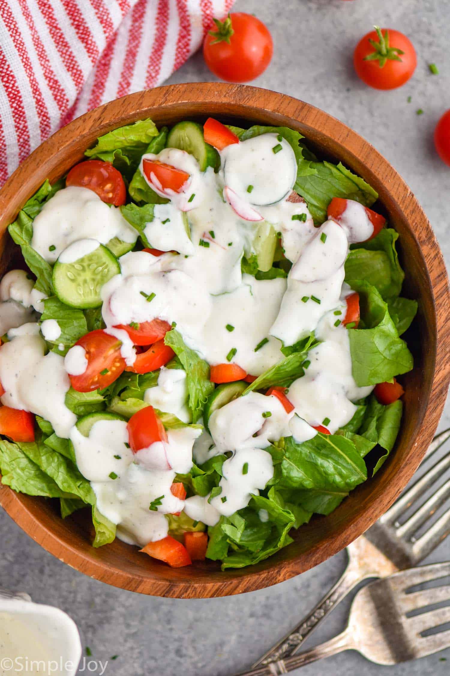 Creamy Garlic Dressing Simple Joy   Garlic Dressing Recipe 