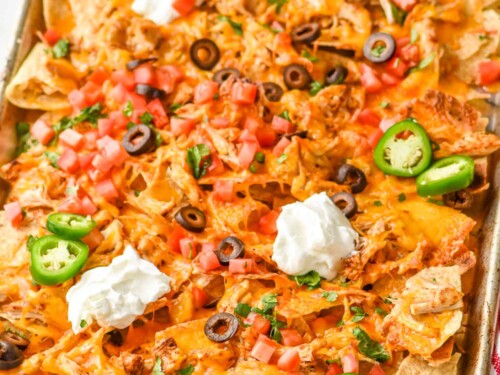 Easy Chicken Nachos Recipe - Little Sunny Kitchen