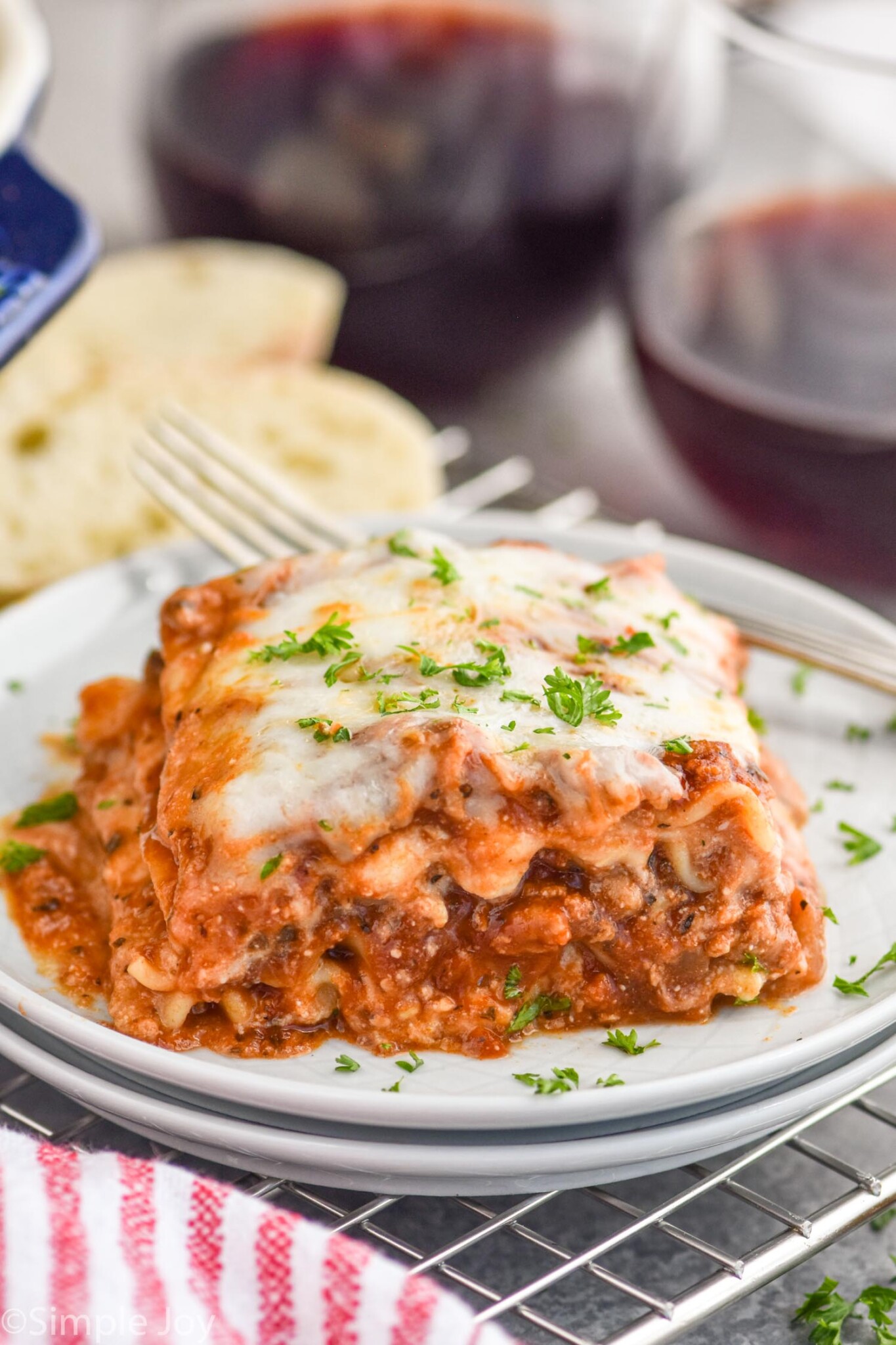 Turkey Lasagna - Simple Joy