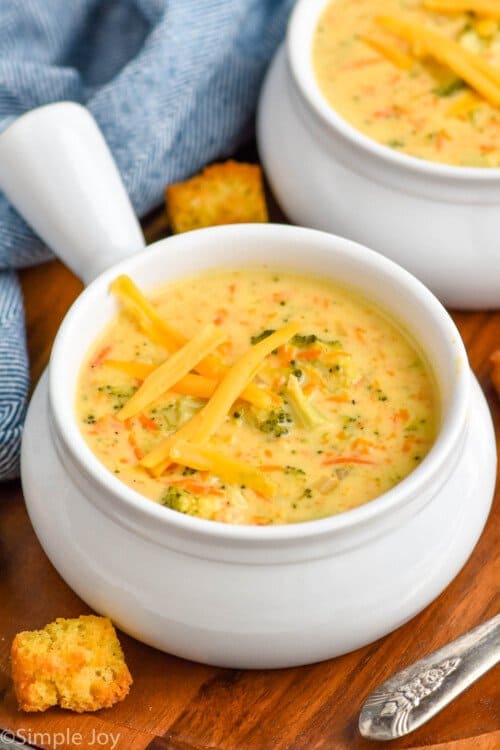 Instant Pot Broccoli Cheddar Soup - Simple Joy