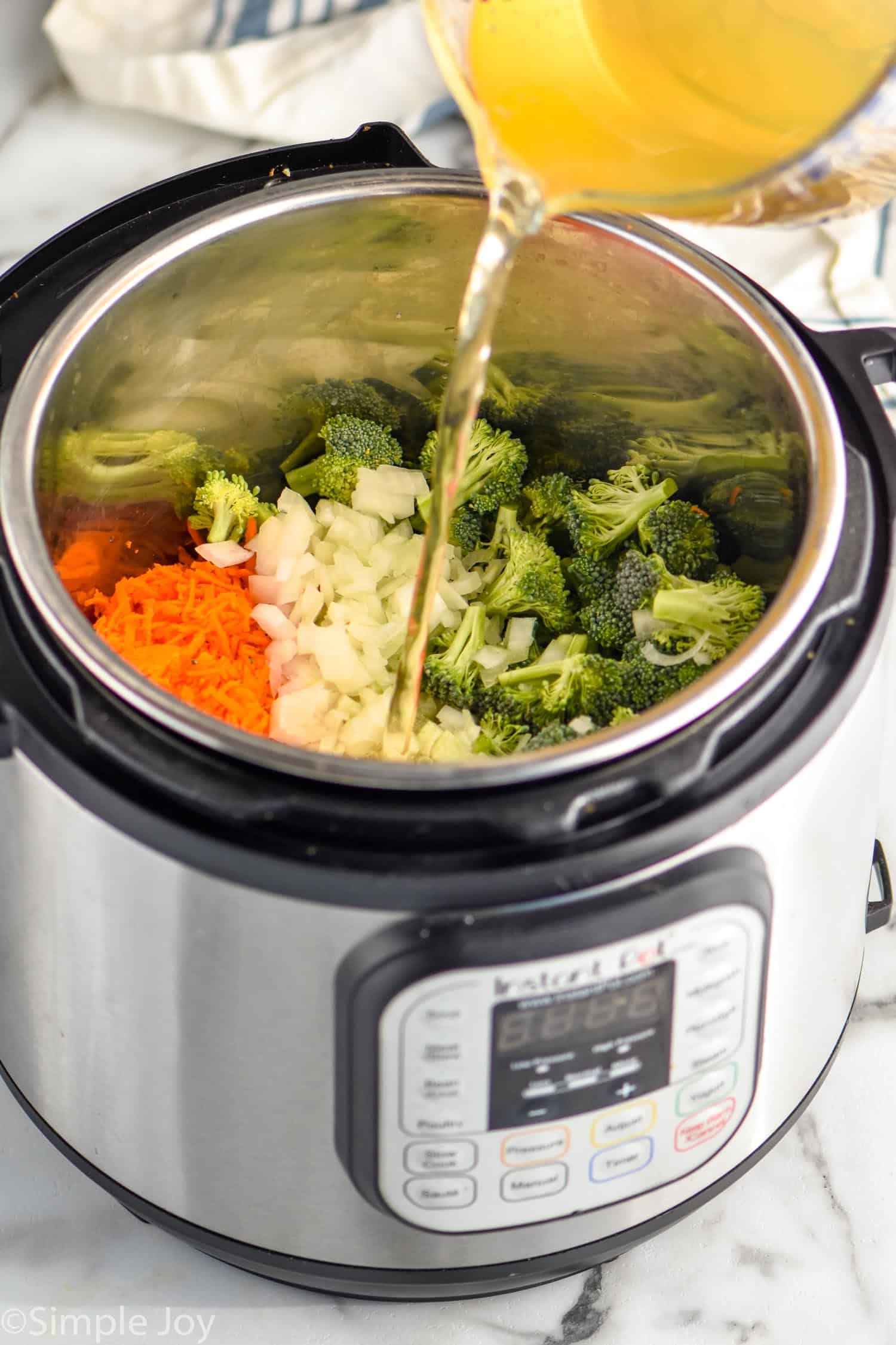 Instant Pot Broccoli Cheddar Soup - Simple Joy