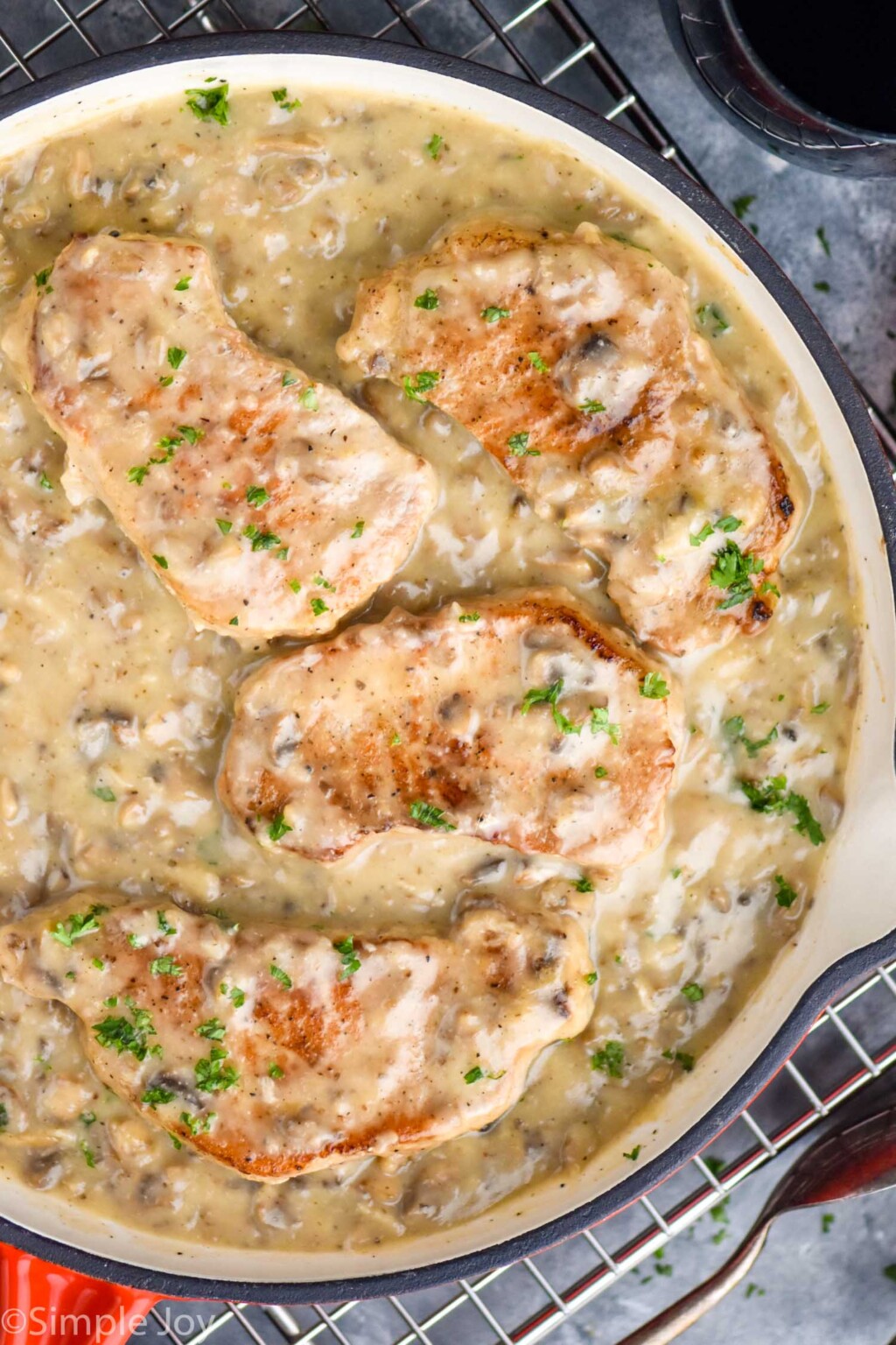 Cream of Mushroom Pork Chops - Simple Joy