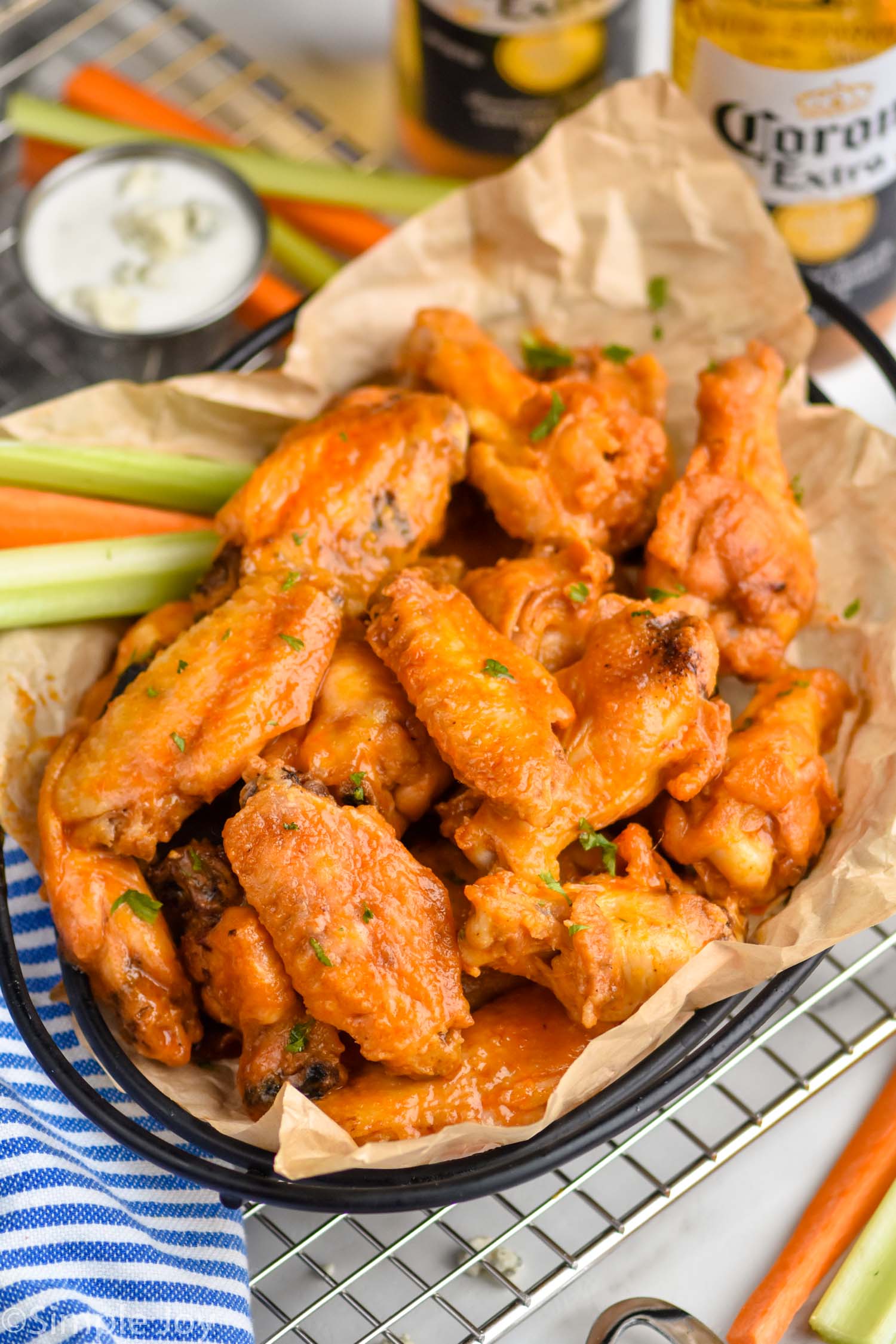 Crispy Baked Chicken Wings - (Truly Crispy!) Simple Joy