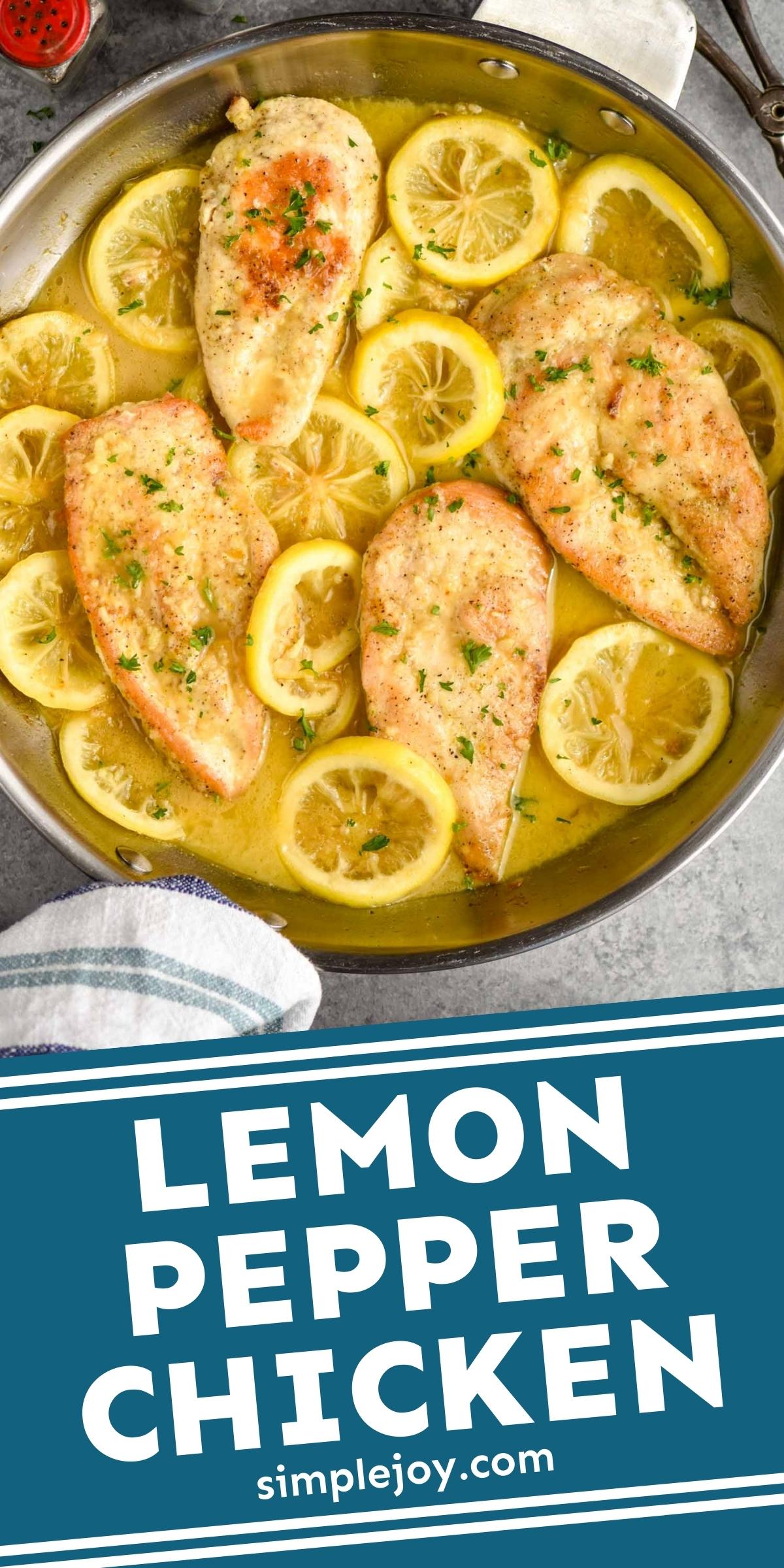 Lemon Pepper Chicken - Simple Joy