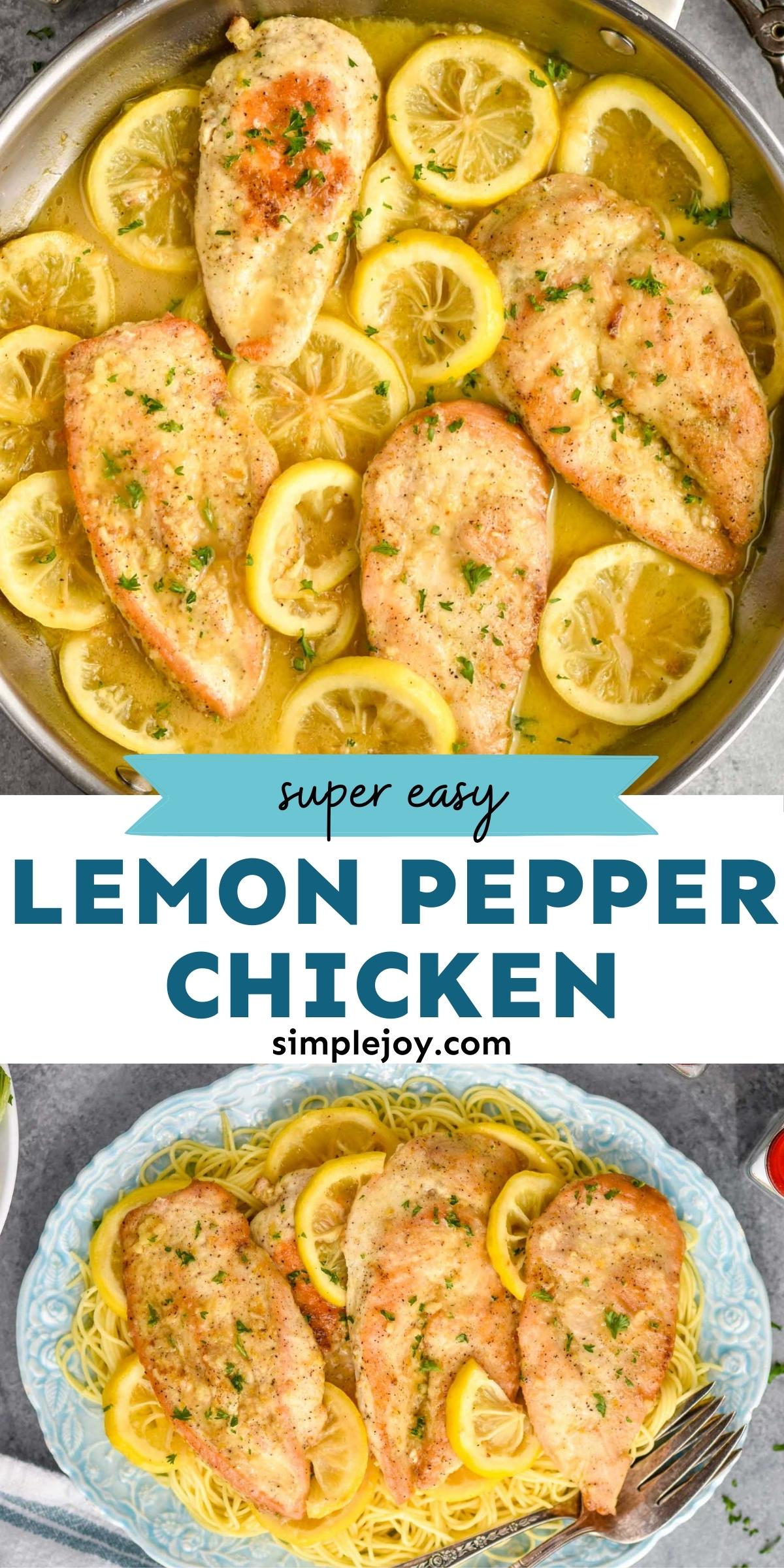 Lemon Pepper Chicken - Simple Joy