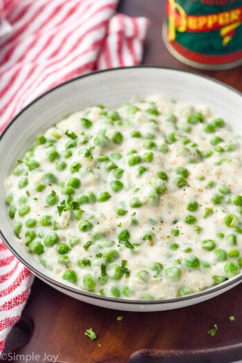 Creamed Peas - Simple Joy