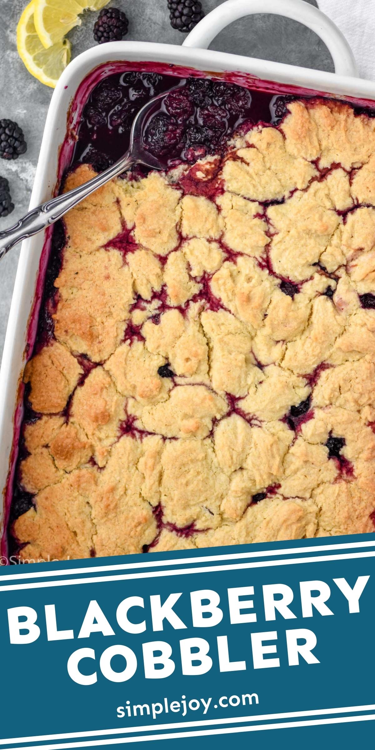 Blackberry Cobbler - Simple Joy