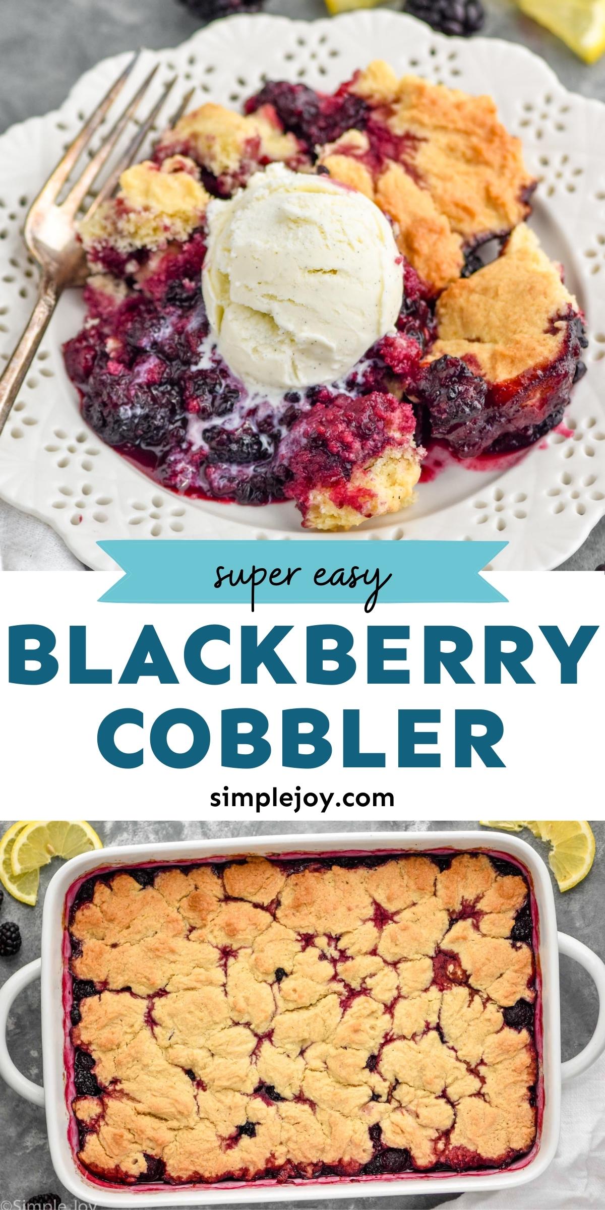 Blackberry Cobbler - Simple Joy