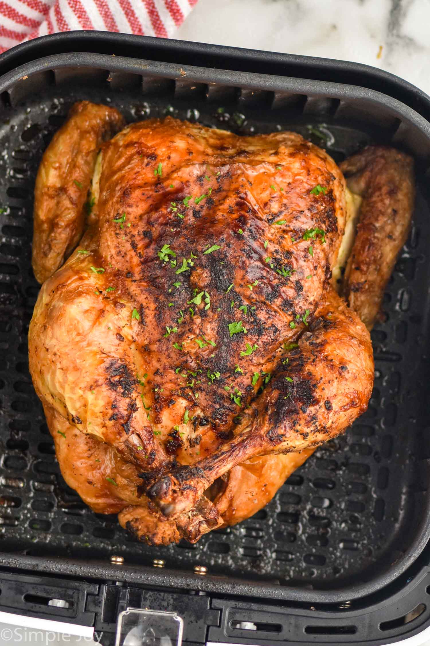 Air fryer cajun chicken recipe - just 22 minutes start to finish!