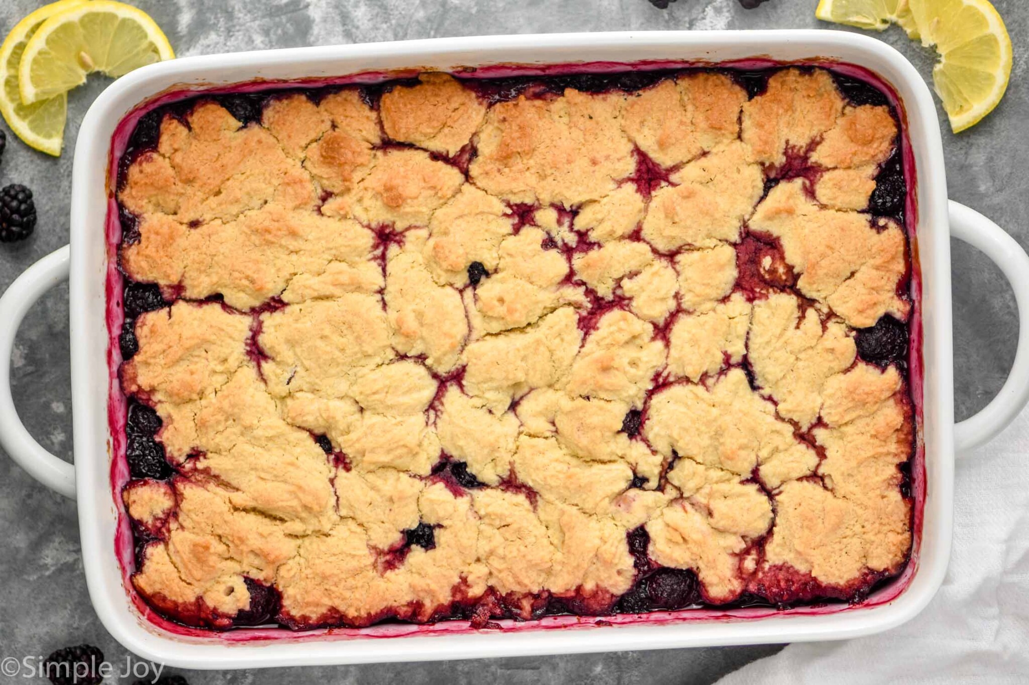 Blackberry Cobbler - Simple Joy