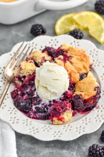 Blackberry Cobbler - Simple Joy