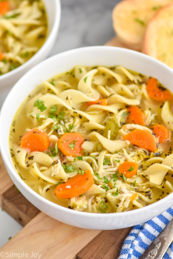 Homemade Chicken Noodle Soup - Simple Joy