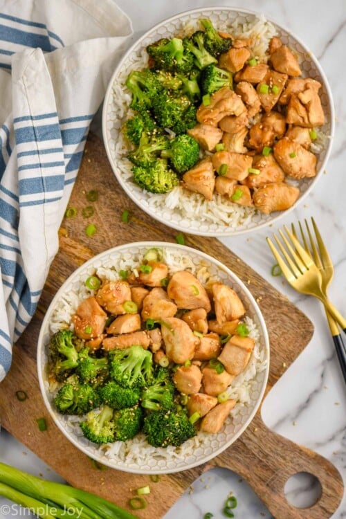 Teriyaki Chicken Bowl - Simple Joy