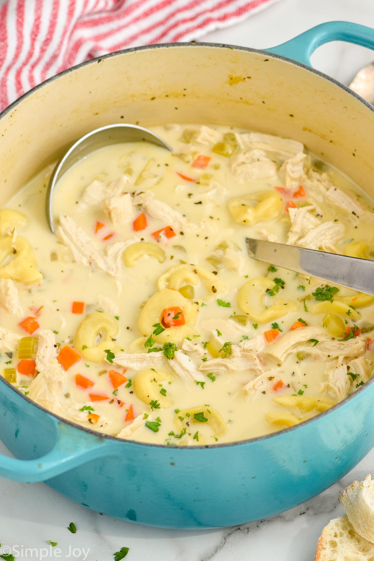 Chicken Tortellini Soup - Simple Joy