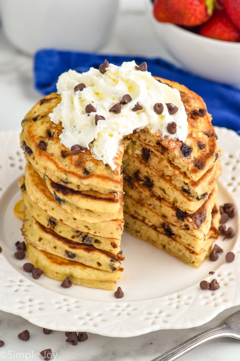 Chocolate Chip Pancakes - Simple Joy