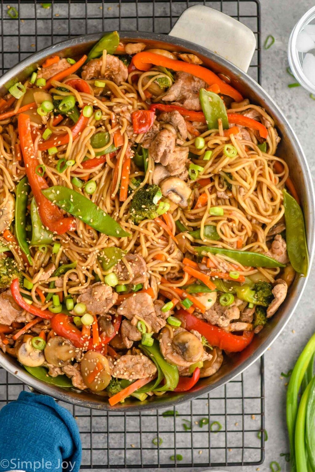 Pork Lo Mein - Simple Joy