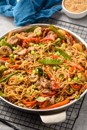 Pork Lo Mein - Simple Joy