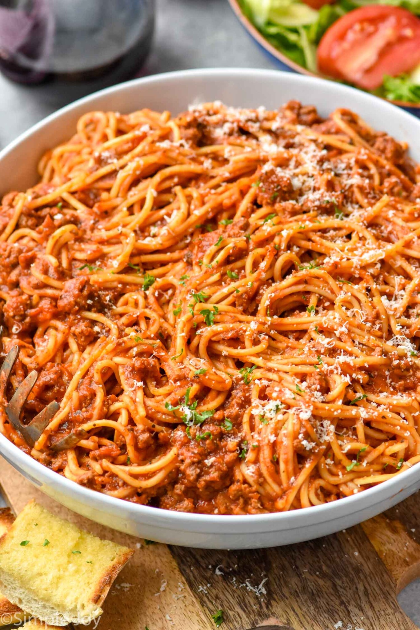 Crock Pot Spaghetti - Simple Joy