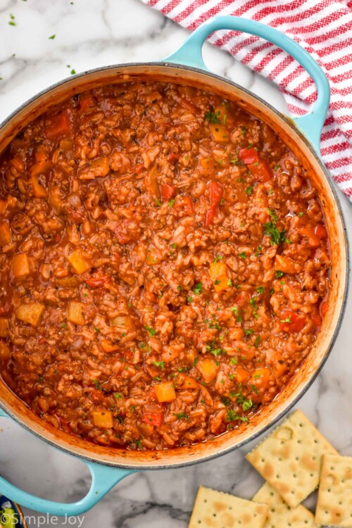 Stuffed Pepper Soup - Simple Joy