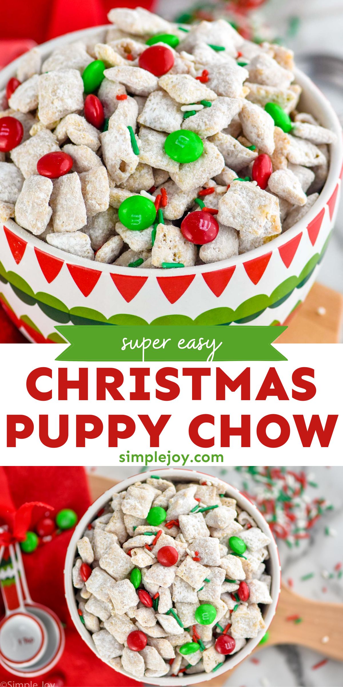 Christmas Puppy Chow - Simple Joy