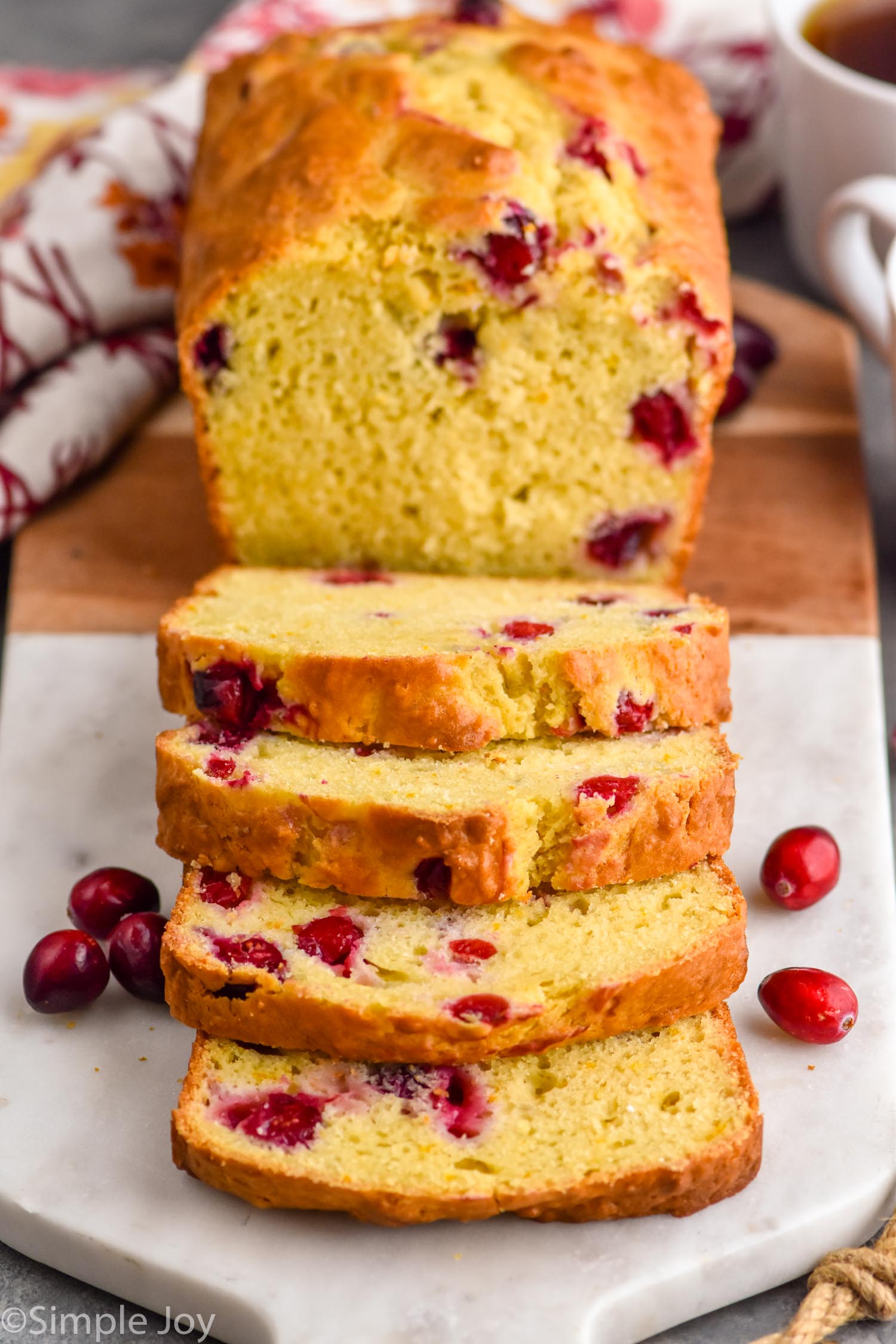 Cranberry Orange Bread - Simple Joy