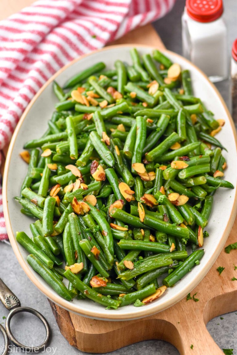 Green Beans Almondine Simple Joy