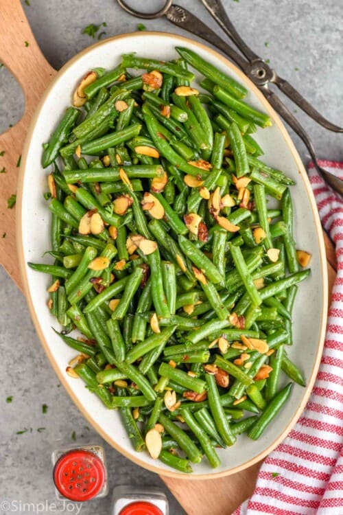 Green Beans Almondine - Simple Joy