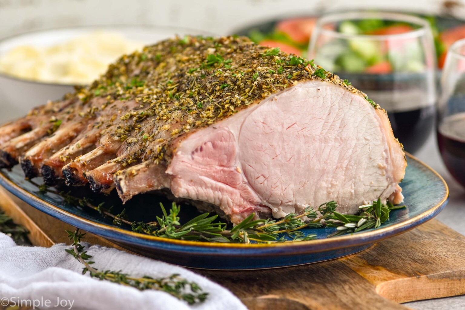 Bone-in Pork Loin Roast - Simple Joy