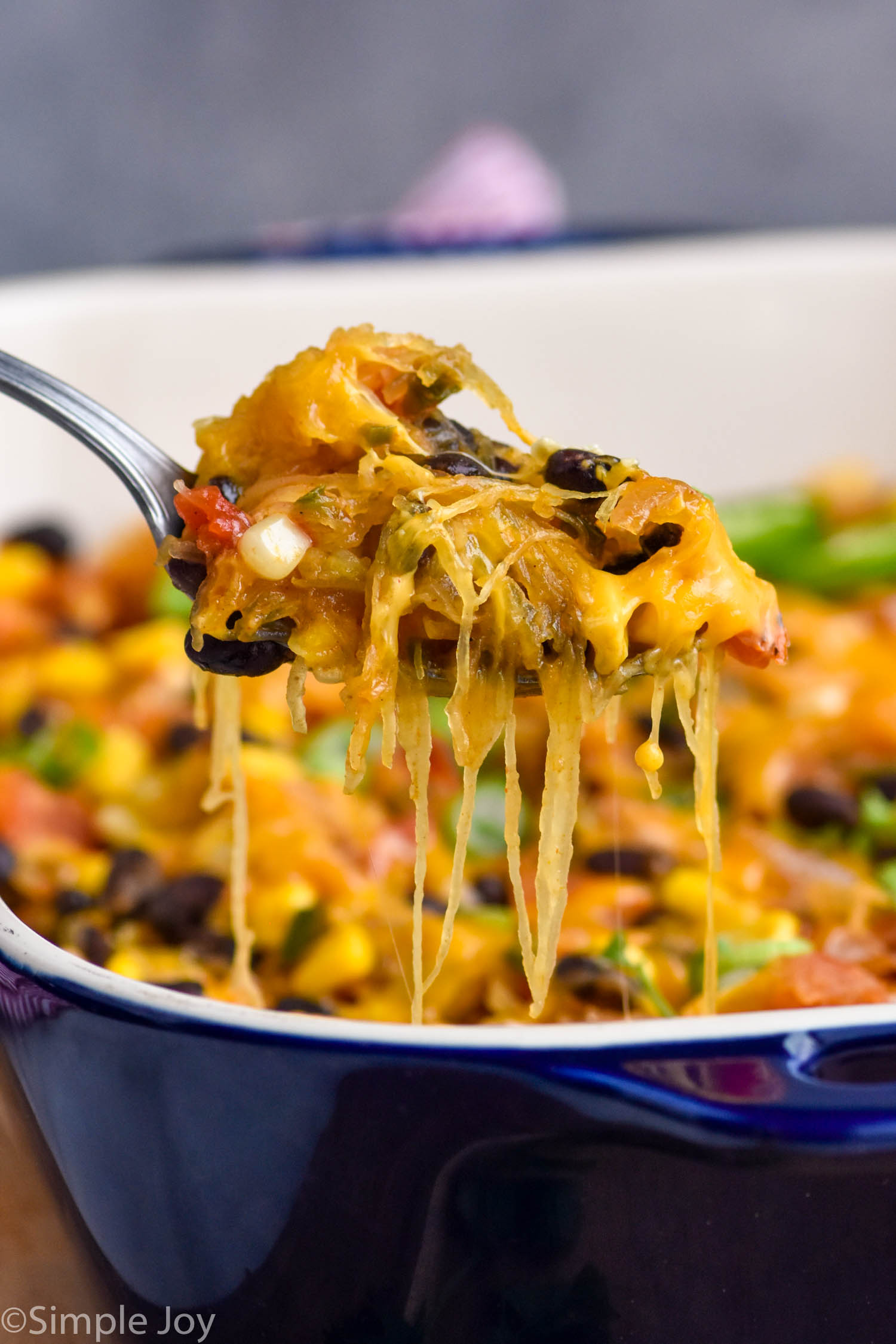 Spaghetti Squash Casserole - Simple Joy