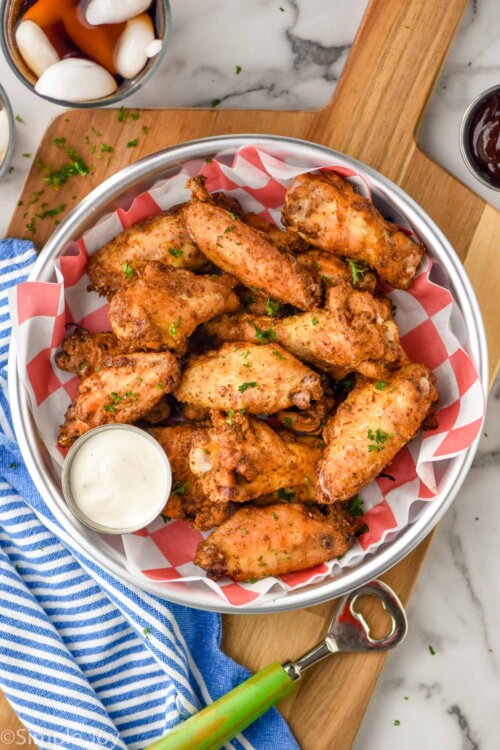 Old Bay Chicken Wings - Simple Joy