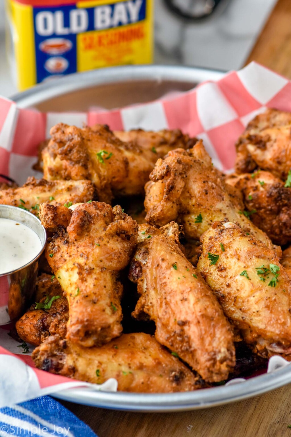 Old Bay Chicken Wings - Simple Joy