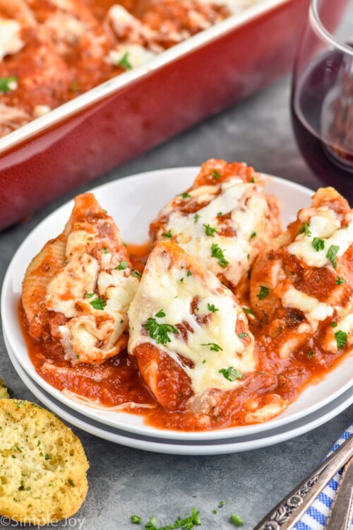 Stuffed Shells with Meat - Simple Joy