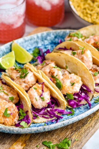 Bang Bang Shrimp Tacos - Simple Joy