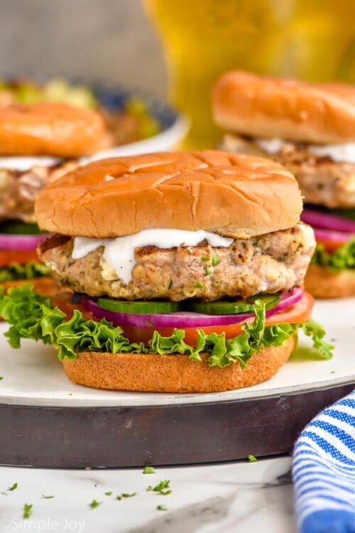 Turkey Burger Recipe - Simple Joy