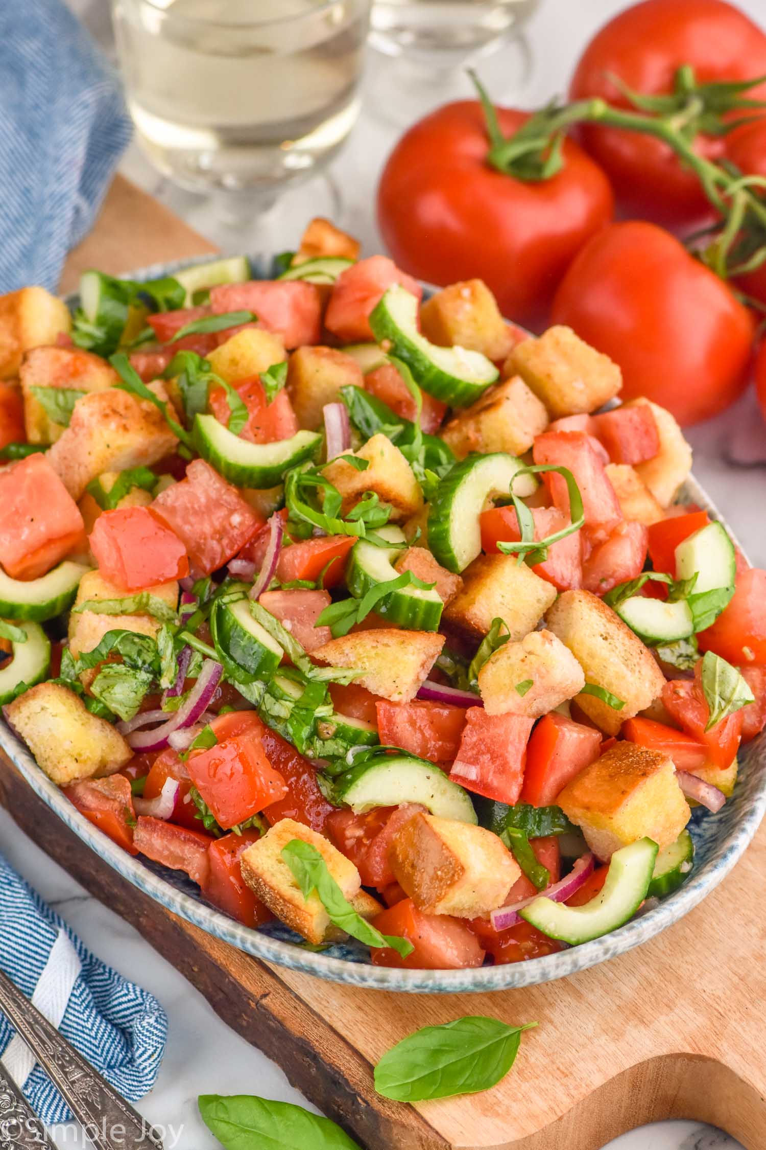 Panzanella Salad - Simple Joy