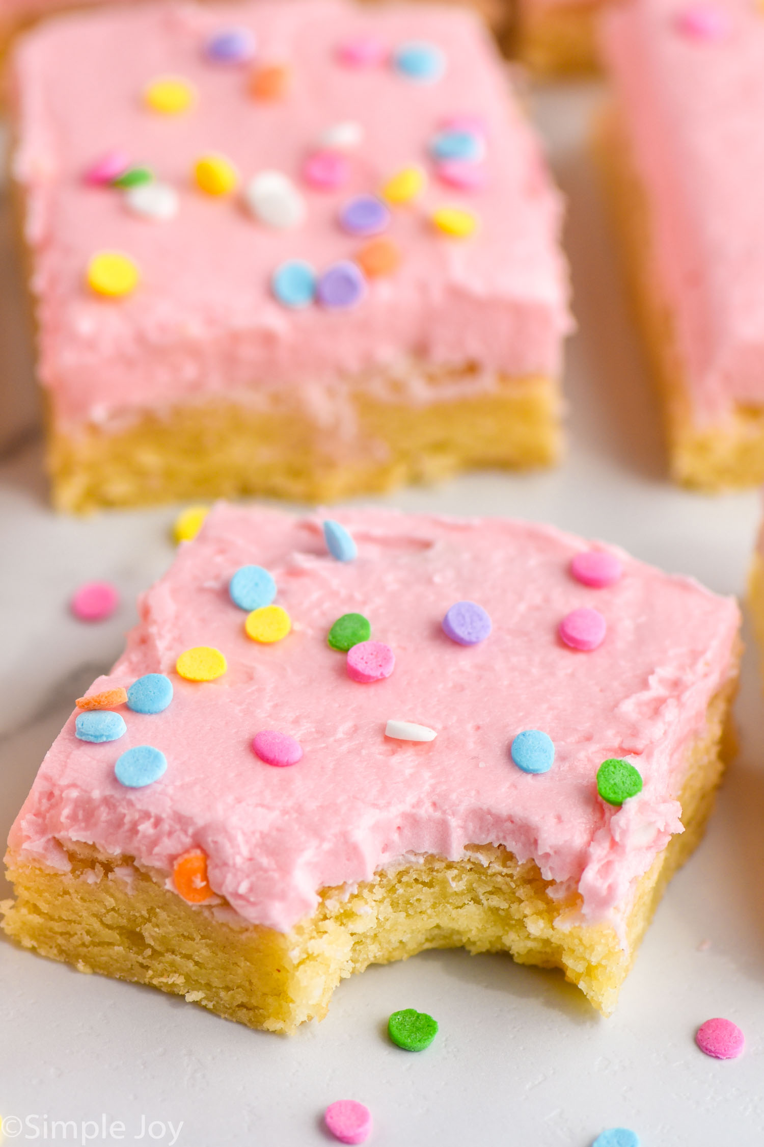 Sugar Cookie Bars - Simple Joy