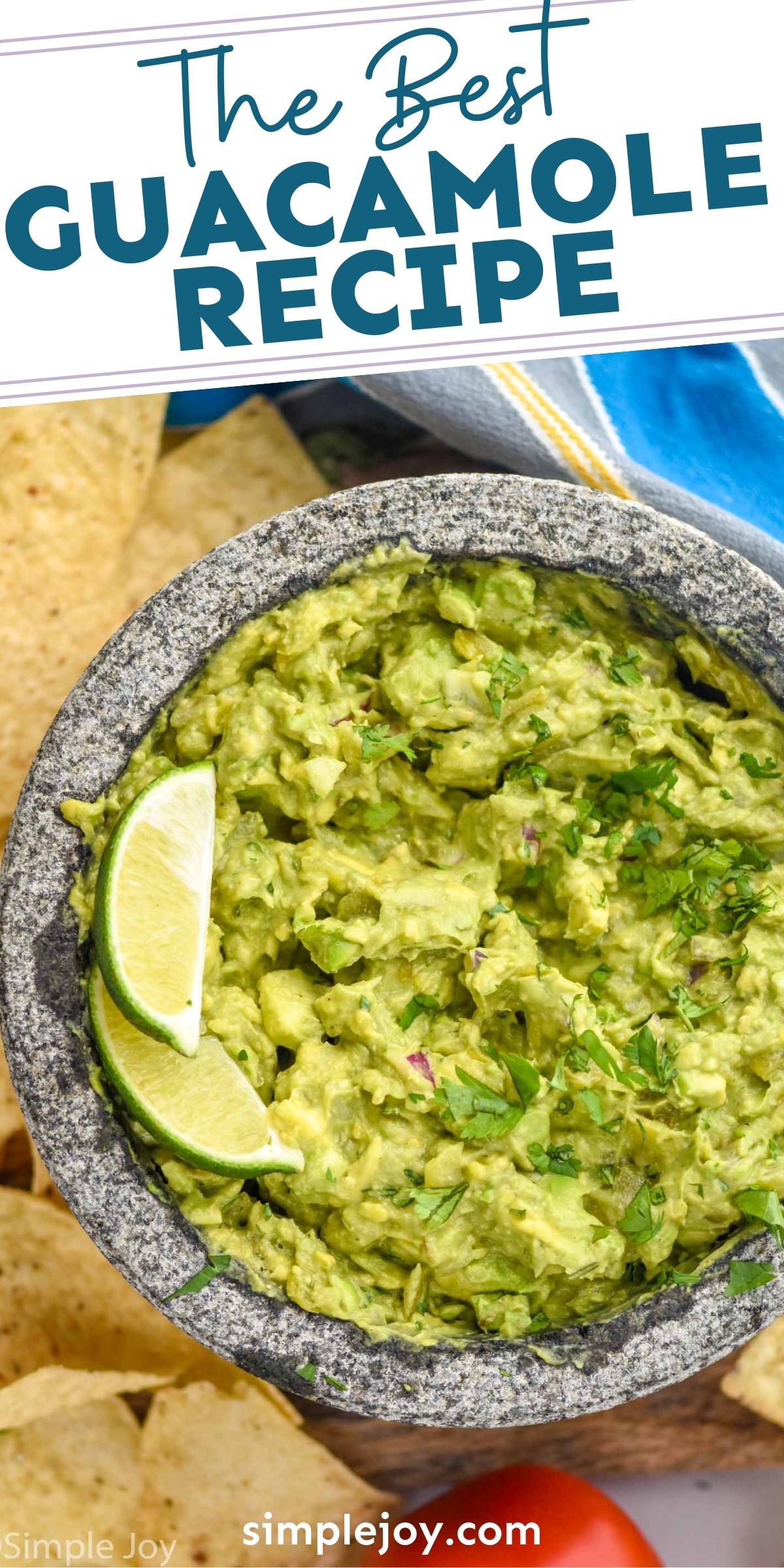 Easy Guacamole Recipe - Simple Joy