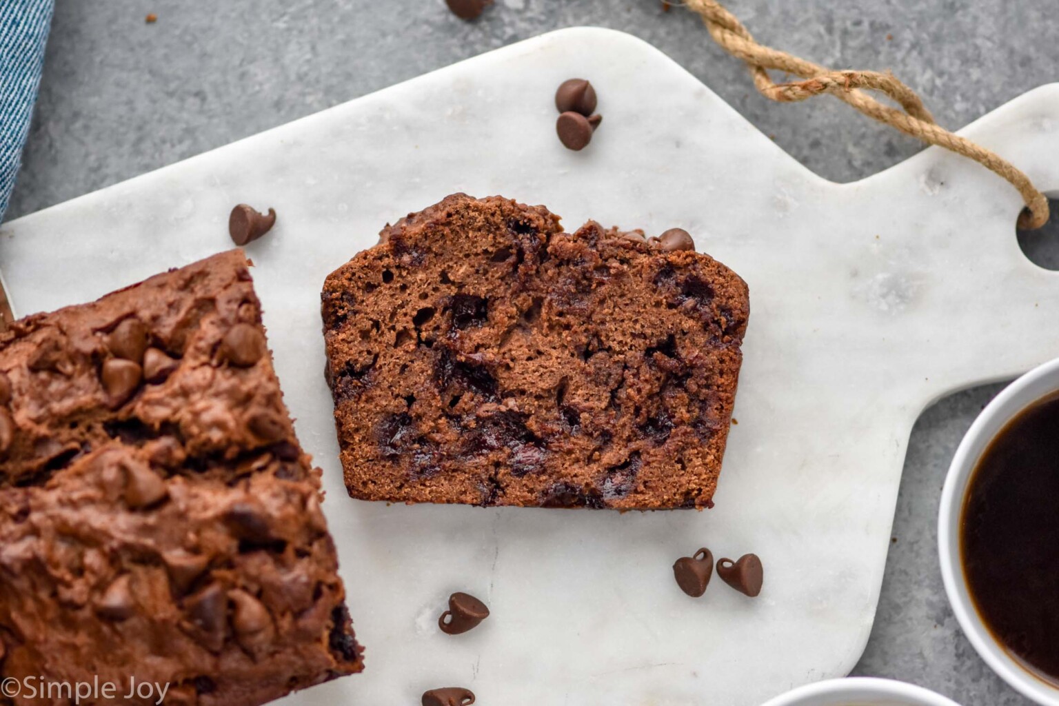 Chocolate Banana Bread - Simple Joy