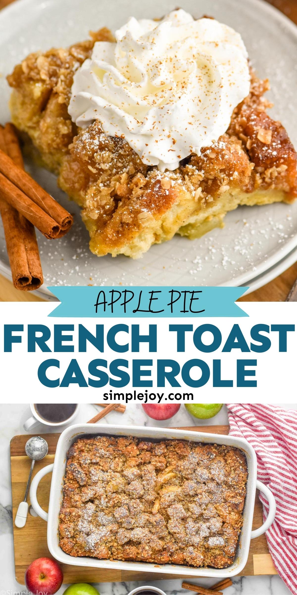 Apple French Toast Casserole - Simple Joy