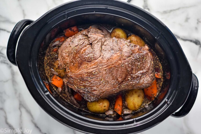 Slow Cooker Pot Roast - Simple Joy