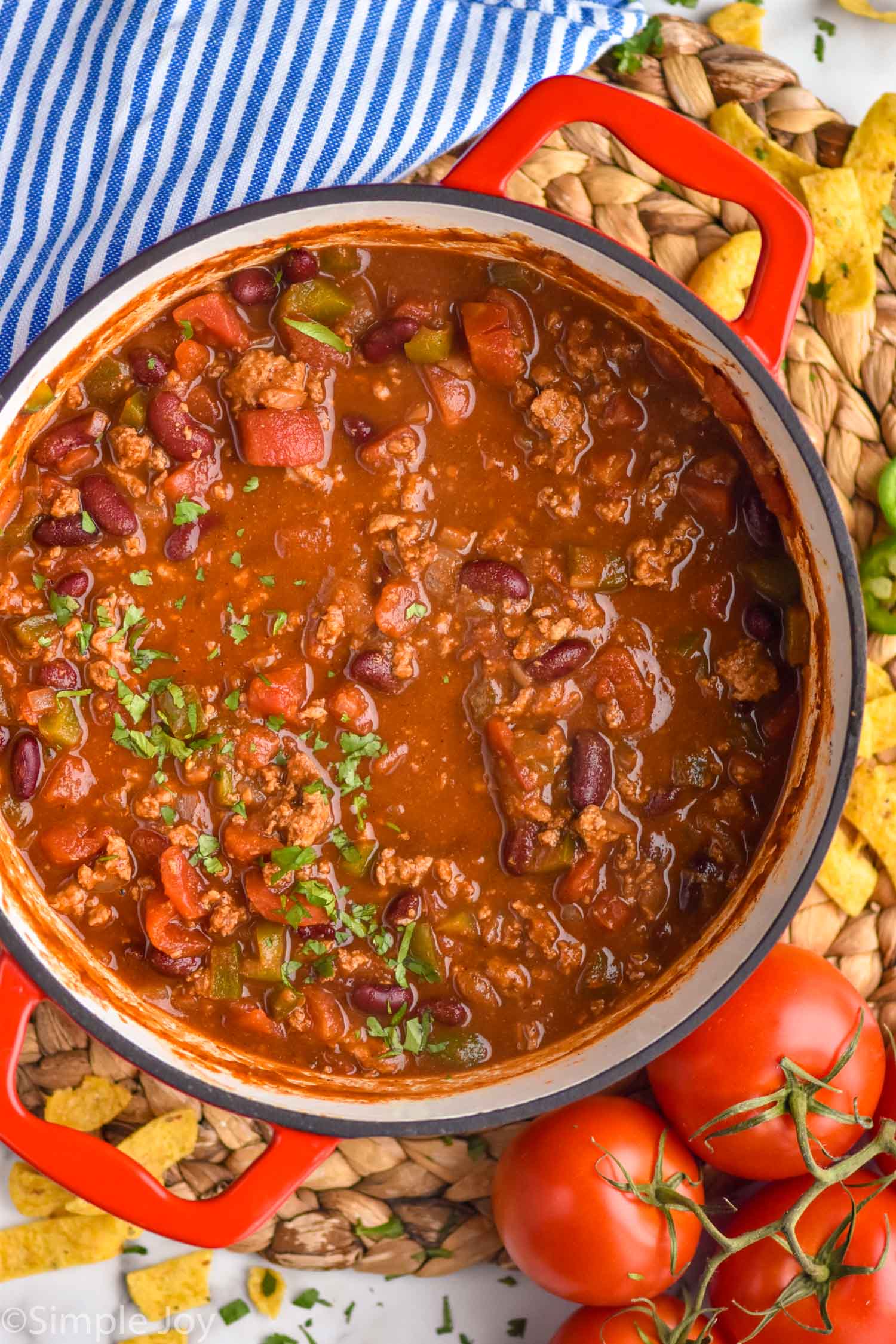 Healthy Turkey Chili Recipe - Simple Joy