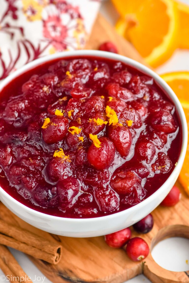 Cranberry Sauce Recipe - Simple Joy