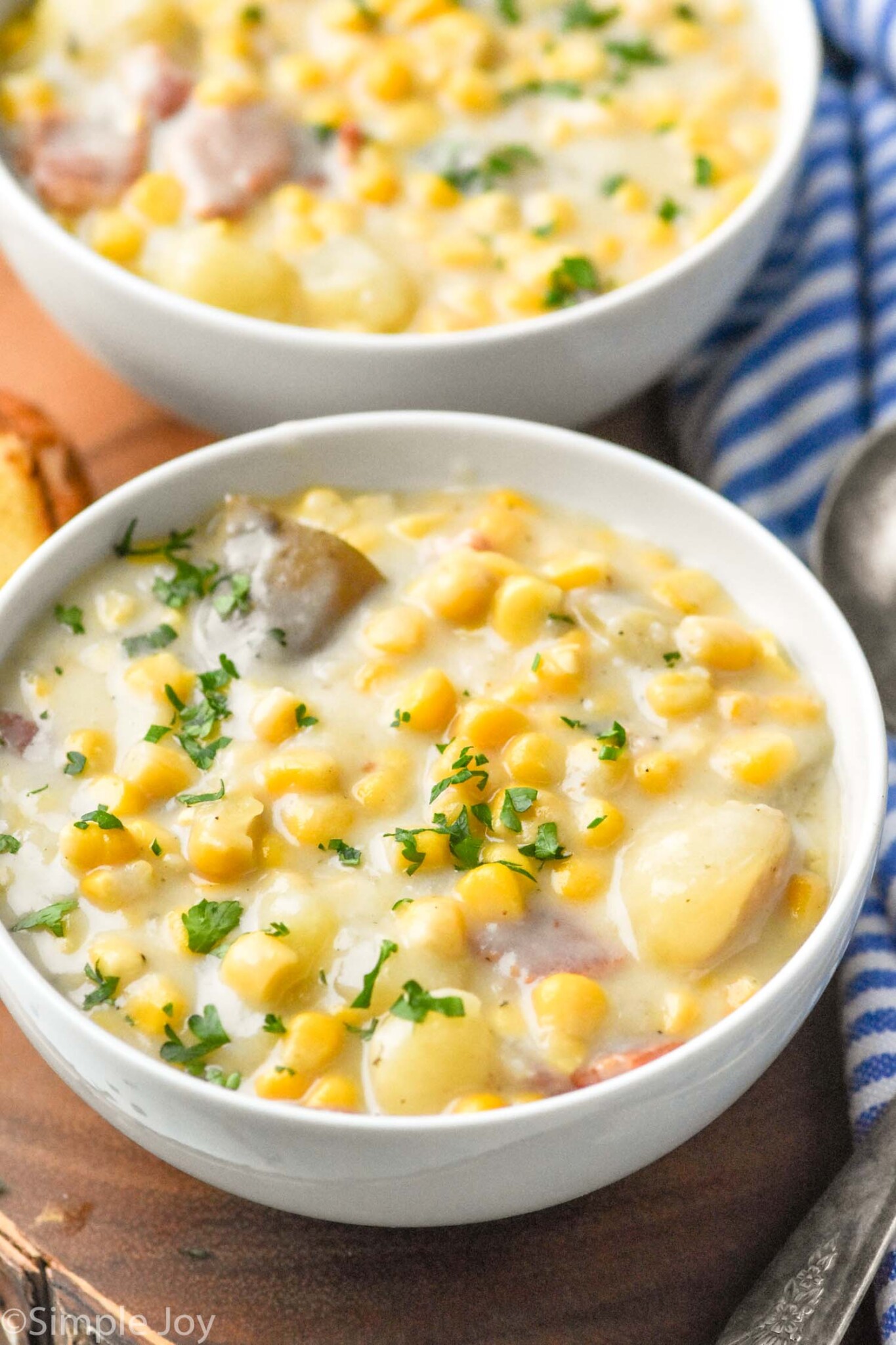 Crockpot Corn Chowder - Simple Joy